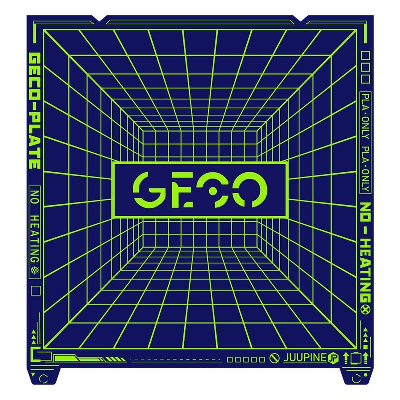 Wefuit JUUPINE Upgraded K1 Max Build Plate Geco Plate,310x315 MM PLA Cold Printing Plate (No Heating) Energy Saving 0℃ Printing Spring Steel Hot Bed for Creality K1 Max/Ender 3 V3 Plus 3D Printer - Image 1